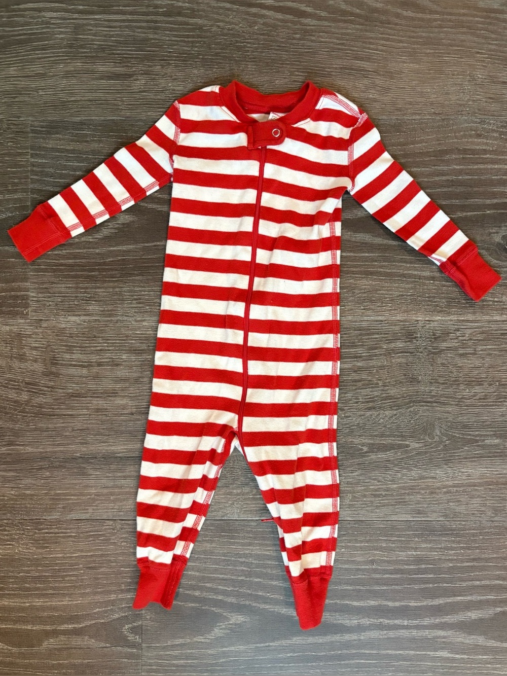 Hanna Andersson Striped Sleeper - Size 12-18 Months Holiday